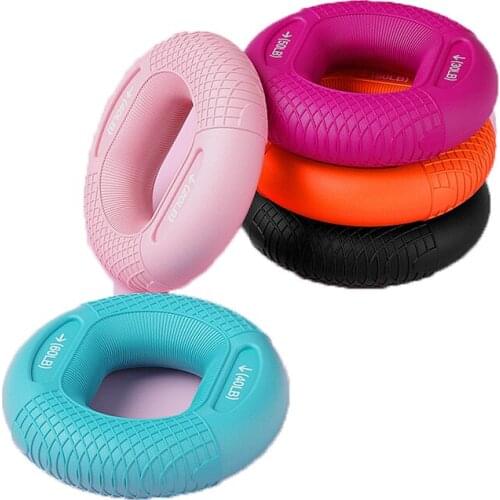 Portable Hand Grip 20/80LB Strength Trainer Stress Ring for Finger Hands Training