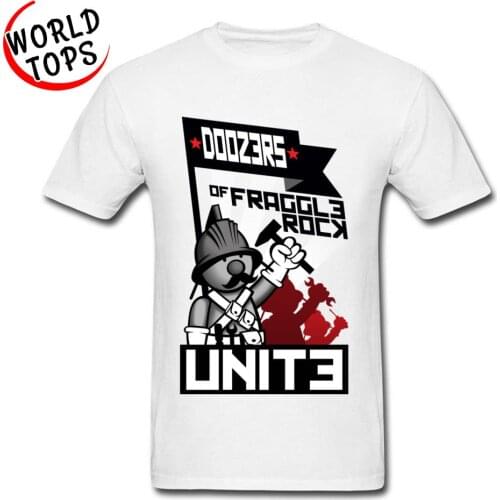 Doozers Unite Casual T Shirts Summer/Autumn Cotton Tops Shirts Sweatshirts Short Sleeve Special O-Neck Letter T Shirt Anime