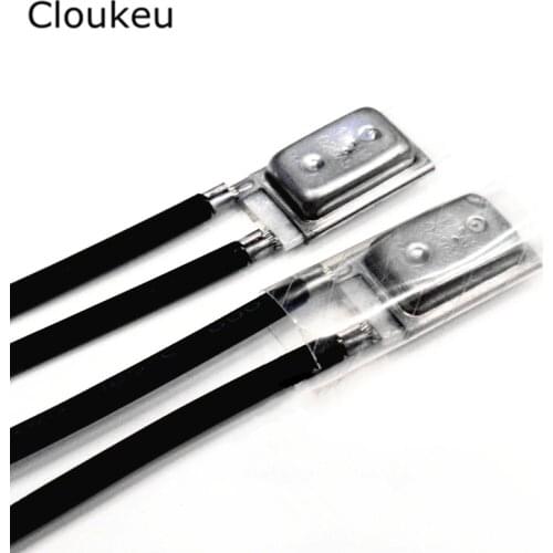 5Pcs 17AM Temperature Switch Thermal control Overcurrent protector 60/65/70/75/80/85/90/95/100/105/110/115/120/125 Centigrade