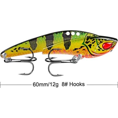 60mm12g Hard Fishing Lure VIB Rattlin Hook Fishing Sinking рыболовные снасти набор