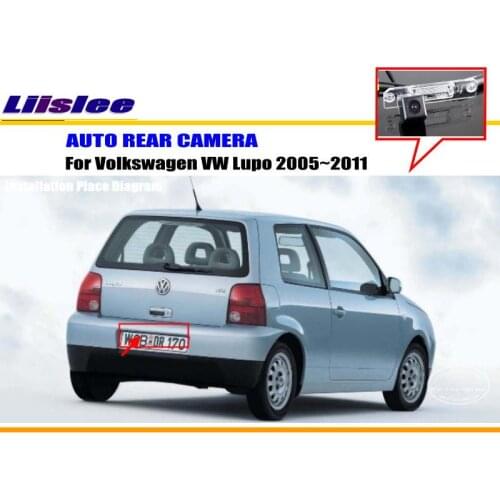 Car Rear view Camera For Volkswagen VW Lupo 2005-2011 Reverse Back Up Parking HD CCD RCA NTST PAL CAM
