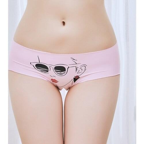 Free shipping 3pcs/lot New Womens panties Girl Briefs Ice silk seamless one piece ladies underwear ladies briefs 89181