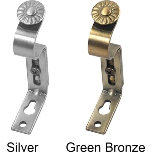 Modern Iron Hardware Holder Durable Home Practical With Screws Fixed Easy Install Support Window-Dressing Curtain Rod Bracket