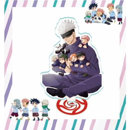 Kindergarten Series Acrylic Stand Model Jujutsu Kaisen Desktop Toy Itadori Yuji Kugisaki Nobara Fushiguro Megumi Gojo Satoru