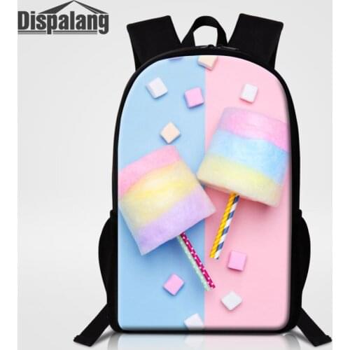 Dispalang Children School Bags Girls boys Candy Pattern Schoolbag Kids Book Backpacks Primary School Backpacks Mochila Infantil