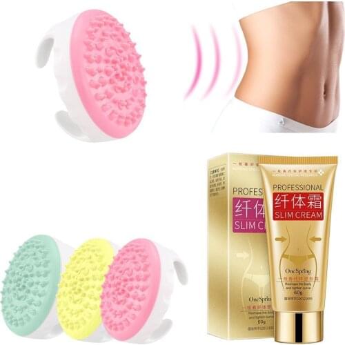 Electric Slimming Massager Brush Vibrating Anti Cellulite Remover Fat Burner Machine Body Leg Waist Tightening Massage Detoxifie