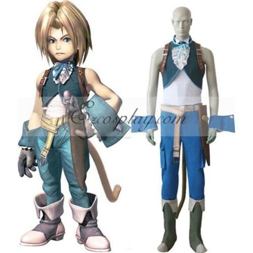 Final Fantasy IX Zidane Tribal Cosplay Costume E001