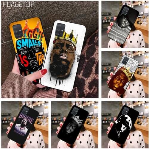 HUAGETOP Notorious BIG Biggie Black Phone Case For Samsung Galaxy A21S A01 A11 A31 A81 A10 A20 A30 A40 A50 A70 A80 A71 A51