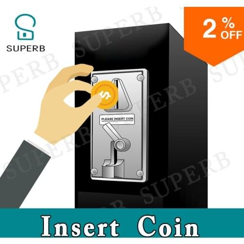 Real life room escape game prop coin selector drop coins into slot machine to escape from chamber room insert coins prop superb