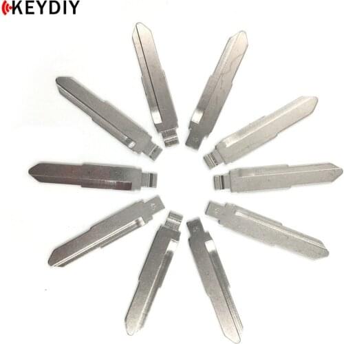 KEYDIY 10 pcs/lot Metal Blank Uncut Flip KD Remote Key Blade 45# For Domestic Truck Minibus