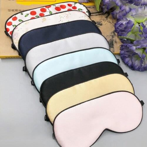 Children 5y~15y 100% Silk Eye Cover Sleep Eye Mask Comfortable Eyemask Blindfolds Silk Eyemask For Rest Travel Used