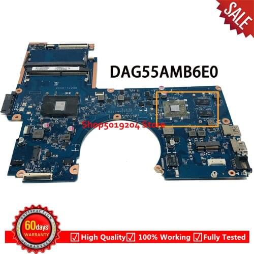 DAG55AMB6E0 mainboard for HP Pavilion 15-AW G55A laptop motherboard 100% tested