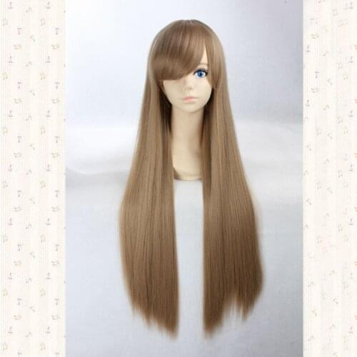 Natalia Alovskaya 80cm Blonde Long Straight Cosplay Synthetic Wig Hair + Wig Cap