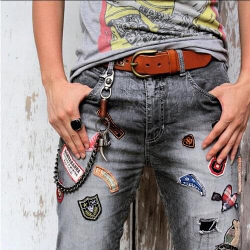 New Punk Belly Chain Trousers Chain Hip Hop Key Chain Motorcyle Jean Gothic Rock DIY Craft Decor Jewelry For Men and Women