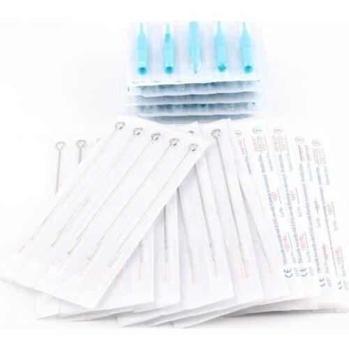 Disposable Sterile Tattoo Needle Blue Disposable Tattoo tips tattoo needle 3 5 7 9 RL RM RT FT