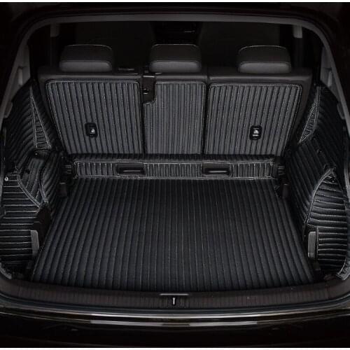 Full Surrounded Waterproof Carpets Durable Rugs Custom Special Car Trunk Mats for Volkswagen Multivan Caravelle Passat B5 Touran