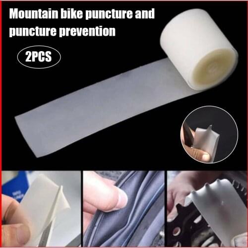2pcs Bicycle Tire Puncture Pad Tire Protection MTB Tire Liner Stab Pad Anti-rolling Tires Mat For 26" 27.5" 29" 700C 4 Sizes