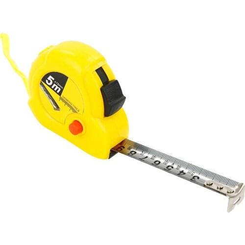 Tape Measure Retractable 5m Universal Self-lock Measuring Tape Measure Retractable Flexible Ruler