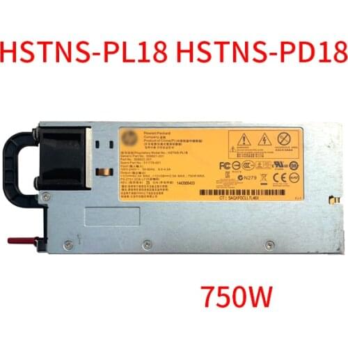 Server Power Supply 12V 62A 750W For HP DL380G6 G7 HSTNS-PL18 DPS-750RB A 506821-001 511778-001 Switching power Original
