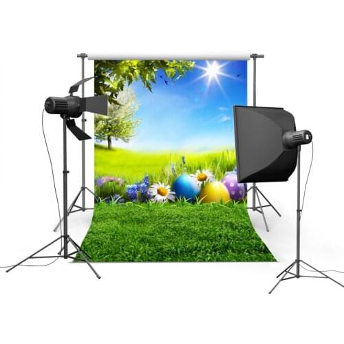 Spring Easter Day photo backgrounds vinyl Easter-eggs photographer backdrops of kids photo studio accessories photophone GE-040