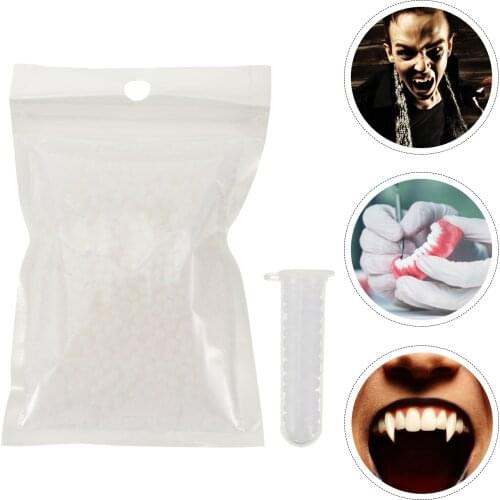 1 Set Tooth Repair Kit Beads Filling Fix The Missing Broken Tooth Adhesive Bead