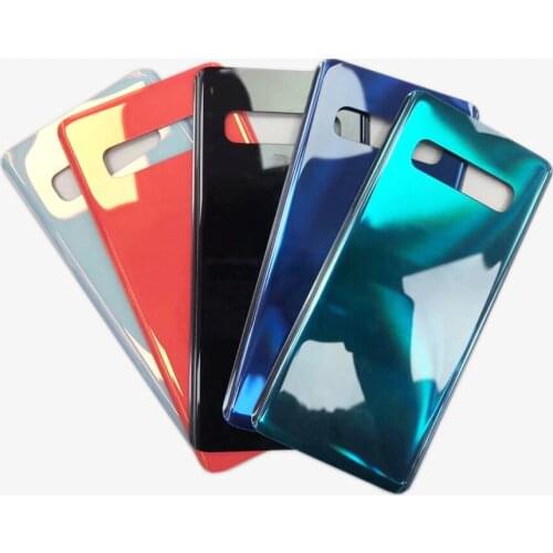 10pcs Replacement Battery Back Cover Door Glass For Samsung S10 X G9730 S10 Plus S10+ SM-G9750 Back Cover Case Glass Backshell