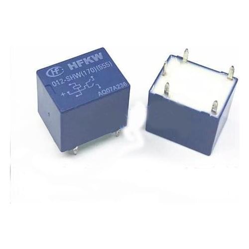 Auto car 12V relay HFKW 012-SHW HFKW-012-SHW HFKW012SHW HFKW 012 SHW 12V 12VDC DC12V 5PIN