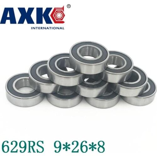 Axk 629rs Bearing Abec-5 (10pcs) 9*26*8 Mm Miniature Sealed 629-2rs Ball Bearings 629 2rs