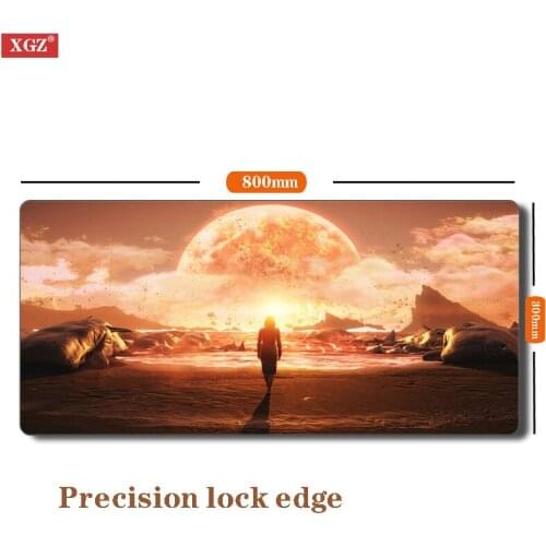 Xgz 900x400mm Large Keyboard Mouse Pad Anime Mouse Pad XL Large Computer Cool Game Cartoon Xxl Table Mat Suitable for Notebooks