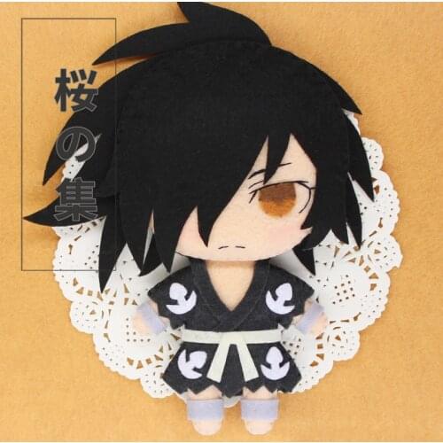 Dororo Anime Handmade DIY Key Ring Pendant DIY Doll Material Package Assemble By Cutting and Sewing Hyakkimaru