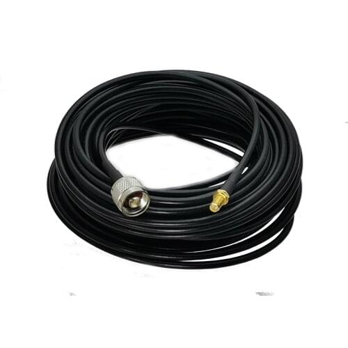 RG58 Cable N Male Plug to RP-SMA Female Plug Bulkhead RF Jumper pigtail Straight 6inch~50M