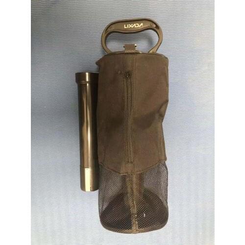 LIXADA Golf Pick Up Retriever Portable Shag Bag with Removable Plastic Tube Golf Holder 60 Balls Pick Up Bag Golf Training