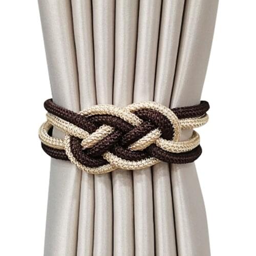 Magnetic Curtain Tieback Buckle Strap Holdbacks Magnet Clip For Curtain Rod Tie Backs Hanging Belts Rope Accessoires