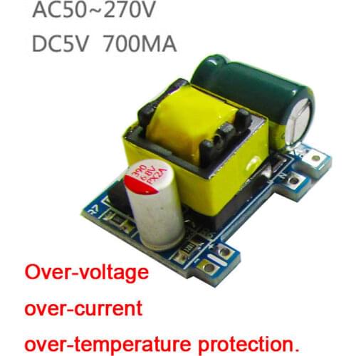 Mini AC-DC Converter 110V 120V 220V 230V to 5V 3.5W 700MA Board Isolated Switching Power Supply Module