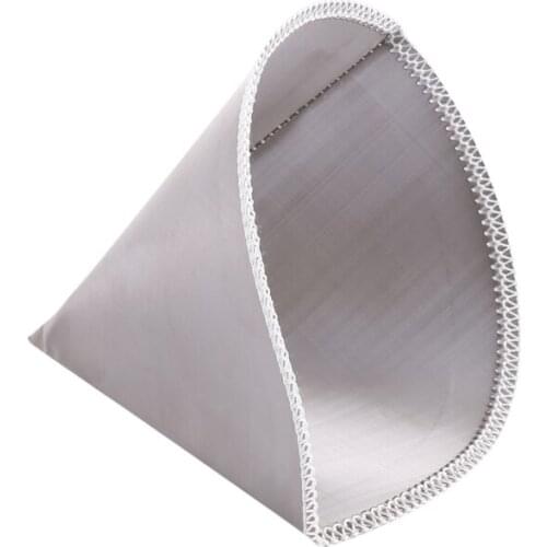 Reusable Pour over Coffee Filter Mesh Paperless Coffee Filter Stainless Steel Cone Filter 3 To 4 Cup Coffee Drip Filter