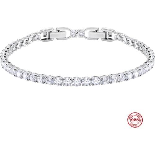 2020 New Fashion Charm Pure 925 Silver Original 1:1 Copy, Low-key Gorgeous Exquisite Wild Bracelet Female Luxury Jewelry Gifts