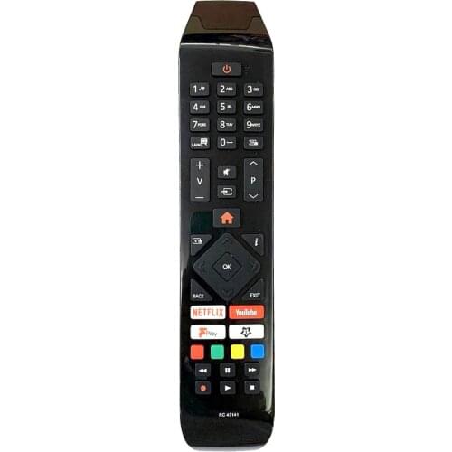 New RC43141 For Hitachi TV 24HB21T65U 32HB26T61UA 43HB26T72U 43HK25T74U Remote Control with Netflix Youtube Fplay Buttons