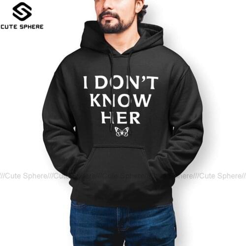 Autumn Mariah Carey I DON T KNOW HER Mariah Carey Hoodies Cotton Loose Pullover Hoodie Long Length Cool Hoodie XXL Men