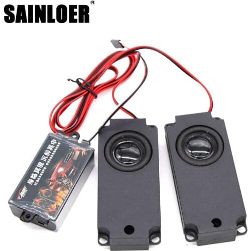 SAINLOER RC Car Parts 2 Generation Sound Simulator Group 10 Effect Accelerator Linkage Engine Sound Simulator 1/10 Crawler