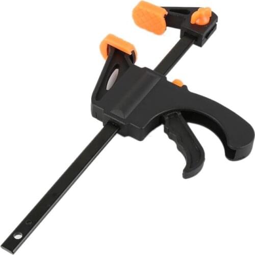 Spreader Work Bar Clamp F Clamp Gadget Tool DIY Hand Speed Squeeze Quick Ratchet Release Clip Kit 4 Inch Wood Working