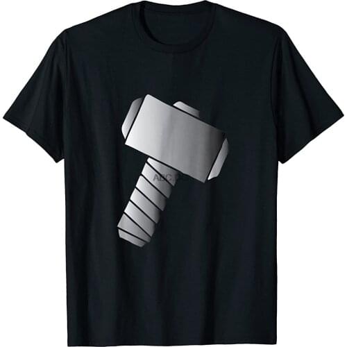 Platnium Thor Hammer Shirt Odin Mjolnir Runes Valhalla God
