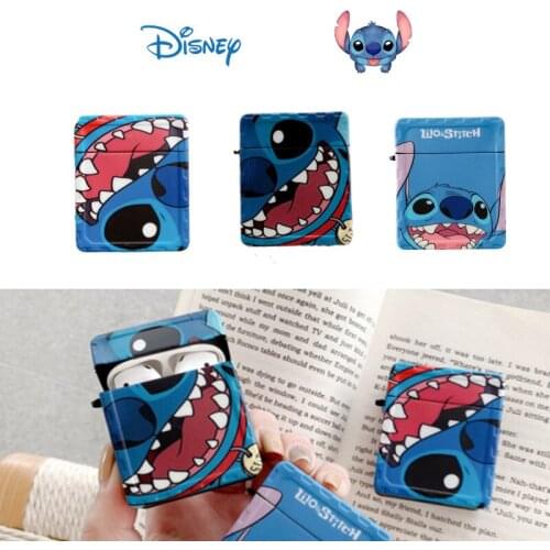 Disney Stitch Cartoon Silicone Bluetooth Headphone Protective Case for Airpods Pro Shockproof and Anti-fall Protective Shell