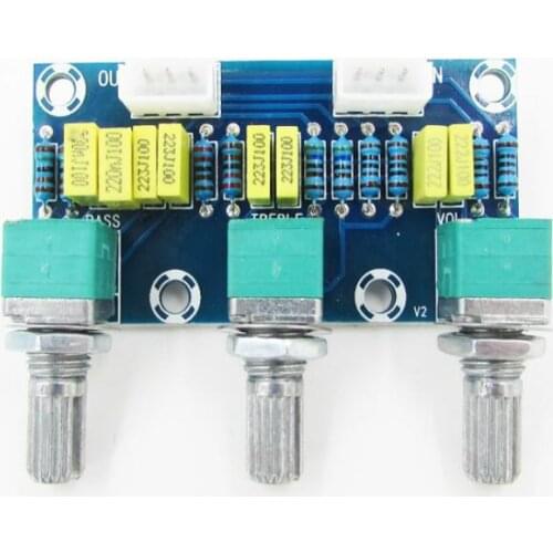 Tuning board Passive Tone Board Bass Treble Volume Control Pre-amplifier Preamp Board