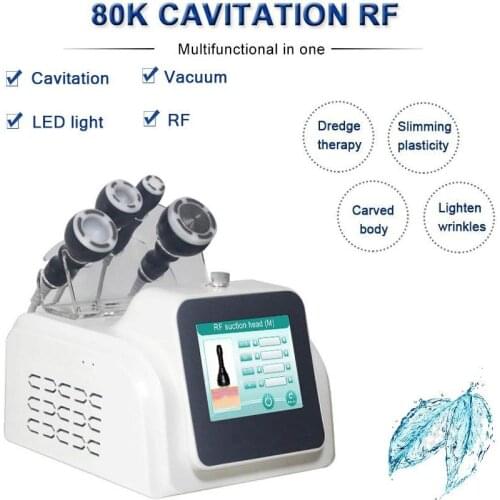2021 ultrasonic 80K cavitation rf face slimming machine vacuum slim skin tighten Body beauty equipment
