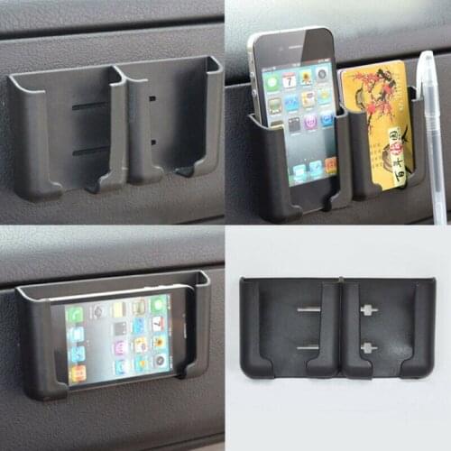 1 PCS Universal Car Bracket Box ID Card Cell Phone Card Holder Adjustable Multifunctional Car GPS Phone Holder Car Accessories