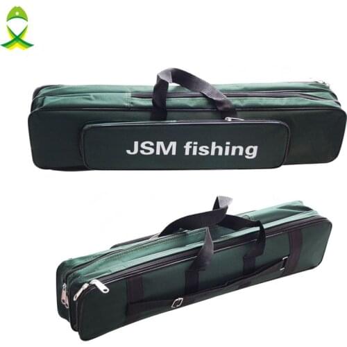 Waterproof green Nylon Fishing Bag Large Capacity Double Layer Fishing Rod Tackle Bag Fishing Equipment bags