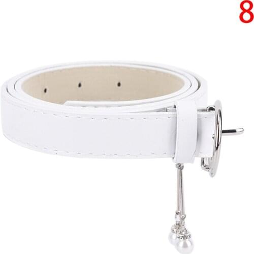 Women Belt PU Leather Metal Heart Pin Buckle Belt Fashion Party Dress Decor Waistband Women Belt Size 105 Cm