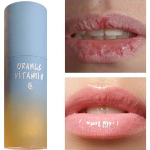 1Pcs Lip Balm Lip Balm Fades Lip Wrinkles Anti-Drying Moisturizing Nourishing Repair Lip Cream Vitamin C Lip Care Makeup Tools