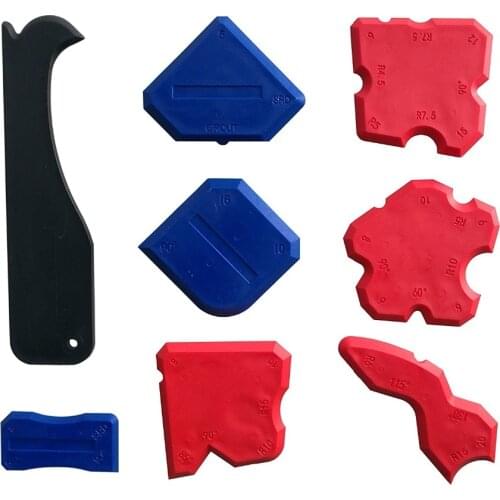 8pcs Silicone Sealant Finishing Tools Silicone Smoothing Caulking Profile Line Joint Corner Tool With Caulk Remover Tool