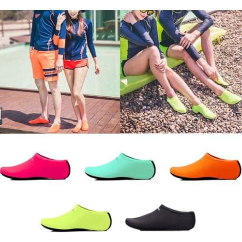 Lover Water Shoes Unisex Diving Sock Barefoot Water Sports Skin Shoes Aqua Sock Snorkeling Seaside Non-slip Sock Yoga Shoe